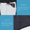 2024 Men's Sharkskin Swim Trunks with Cap - Five-Point Design