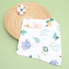 Six-Layer Baby Cotton Gauze Towel - Soft, Cute Print, Multipurpose for Face and Saliva