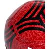 adidas Manchester United Size 1 Soccer Ball Synthetic Leather Machine Stitched Soccer Ball Unisex Red Black IA0923
