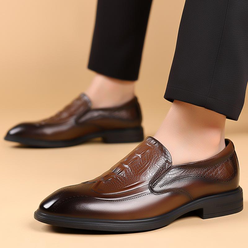 Luxury Brand Men's Sneaker Leather Men Casual Shoes Men Loafers Breathable Slip on Black Driving Shoes Zapatos De Vestir Hombre