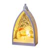 Christmas Candlestick Wreath Artificial Flowers Festive Candle Ring Centerpiece for Table New Year Dinner Candle Holder Garland