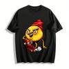 Funny Skateboarding Lemon Graphic Casual Top Pure Cotton T-shirt