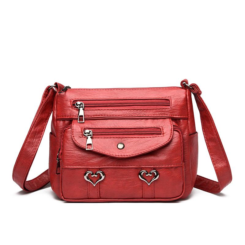 Simple Solid Fashi Versatile PU Square Shoulder Bags & Zipper High Quality Sense of Luxury Armpit Bags for Women 2026 New