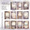 30Pcs/set Vintage Garden Flower Border Landscaping Journal Material Paper, Journal Scrapbooking DIY Supplies
