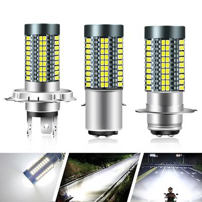 H4 Led Moto Birne H6 BA20D Motorrad Scheinwerfer 12V 6000K 126Pcs Chips P15D Led Lampe Auto Scheinwerfer lampen Lampada Hallo Lo Licht