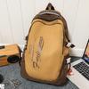 School Bag Men's College Students Contrast Colors Middle School Students High Quality Fashion Girls Junior High School Students