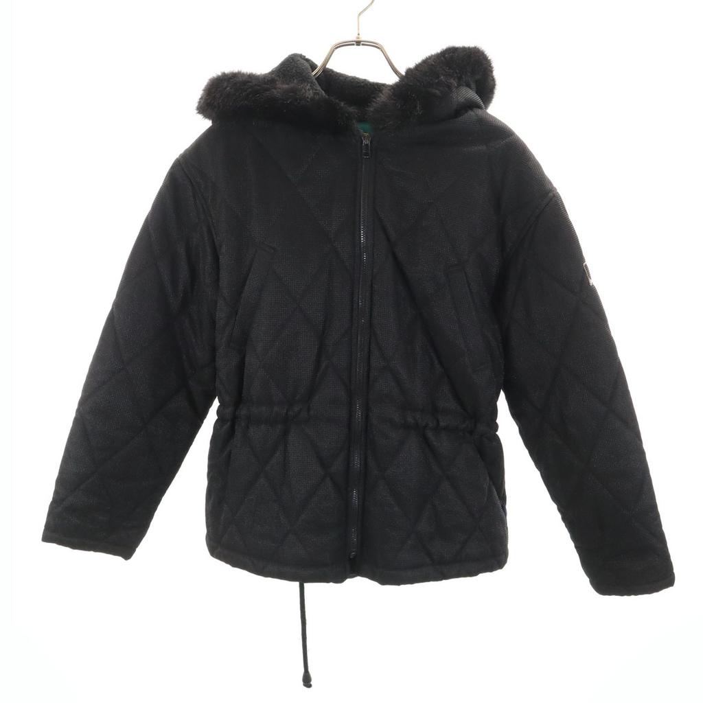 KENZO GOLF 90s Made In Japan Old Quilted Jacket 2 Black Back Bore Women Used
