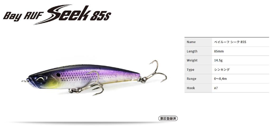 Duo Bay Ruf Seek 85S Sinking Lure CCCZ361 (5504)