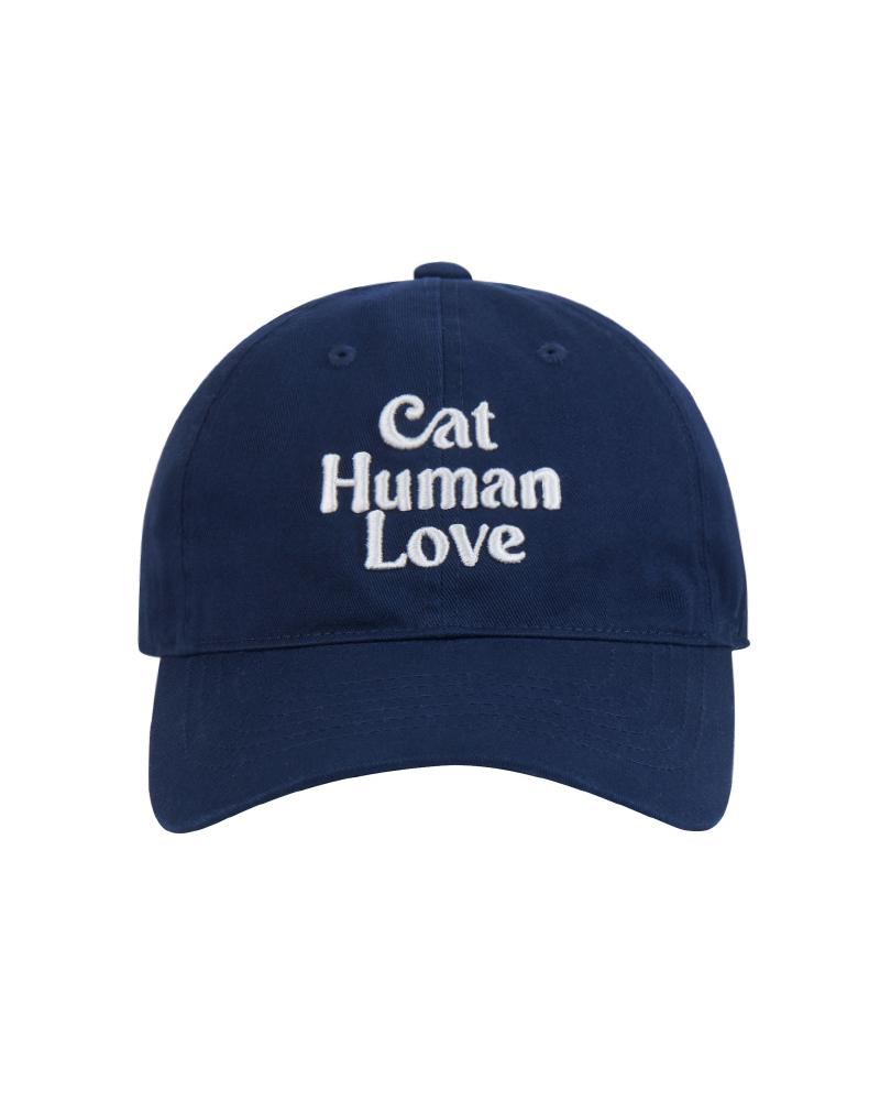 HUMAN N CAT Cat Human Love Cotton Ball Cap [Navy]