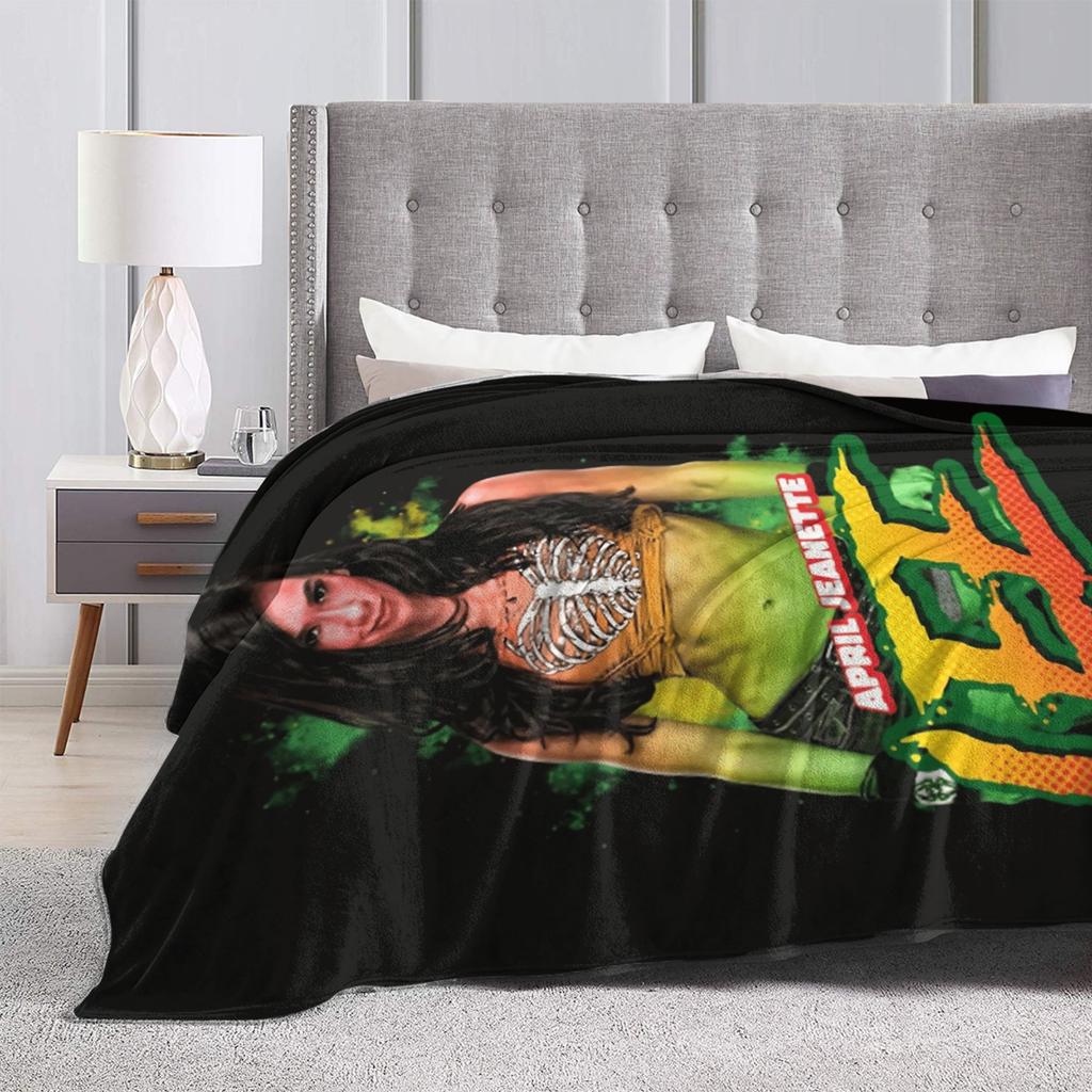 Super Warme Decke Camping AJ Lee Wrestling Divas Überwurfdecke Flanell Tagesdecke Für Draußen Neuheit Sofa Bettbezug