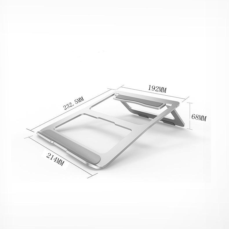 Portable Aluminum Laptop Stand with Heat Dissipation for Desk