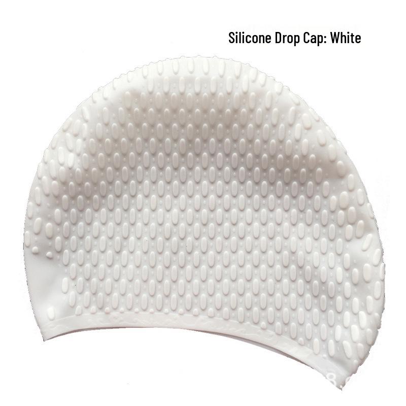 Summer 2025 Silicone Waterproof Swimming Cap with Ear Protection for Adults