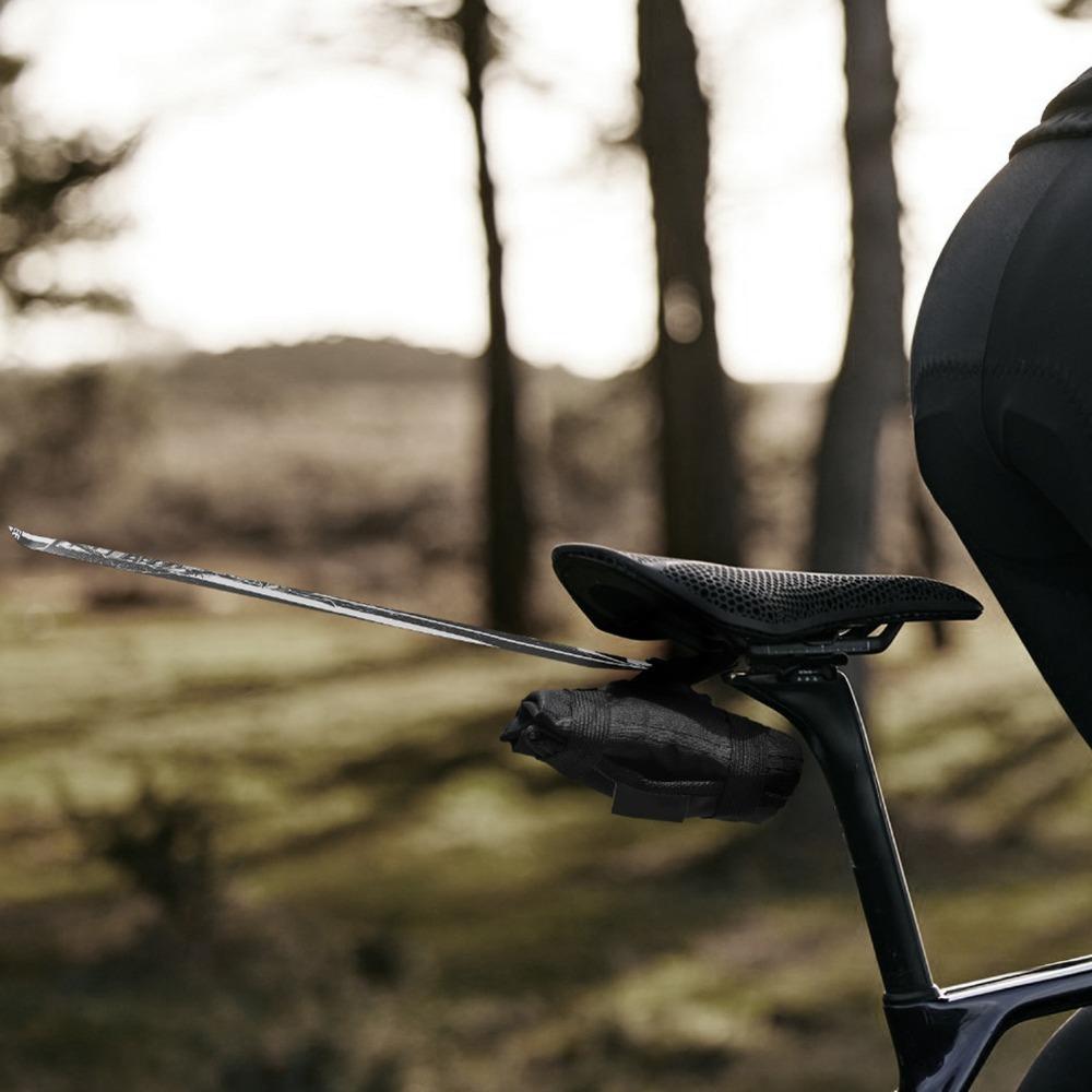 Quick Release Bicycle Mud Guard High Toughness Bicycle Saddle Mudguard Road Bike белый/чёрный
