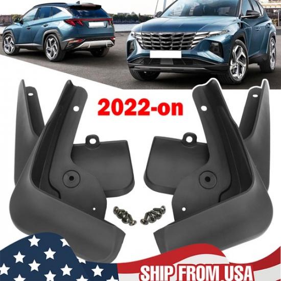 4pcs Set Car Splash Guards Mud Flaps Mudguards For Hyundai Tucson NX4 -2025