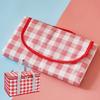 Extra Large Waterproof Picnic Blanket 200x200cm Red Outdoor Camping Mat with Comfort Foam Padding