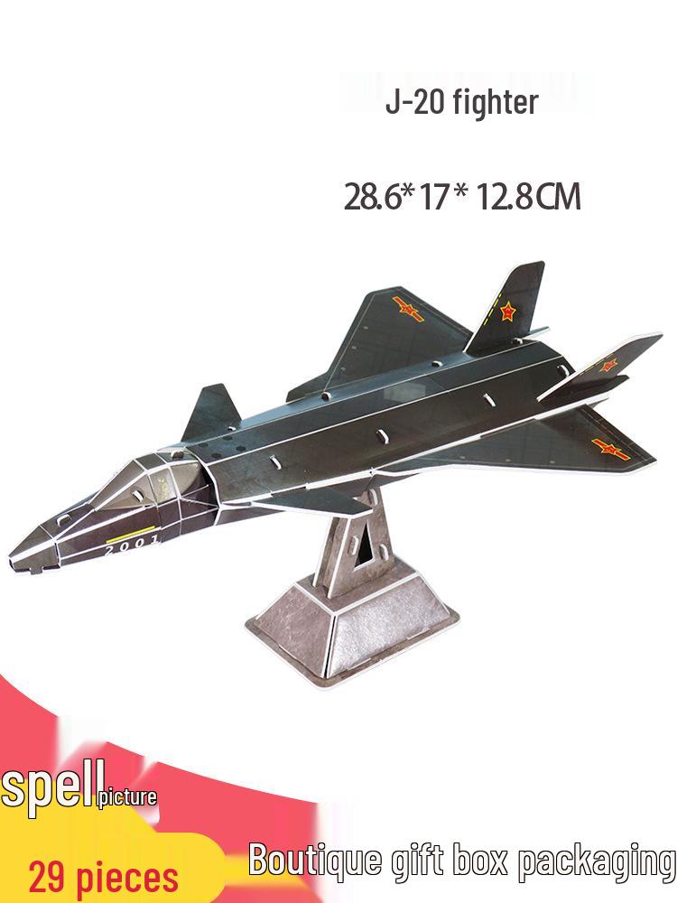 Fujian Aircraft Carrier 3D Puzzle Warship - Handmade Educational Toy