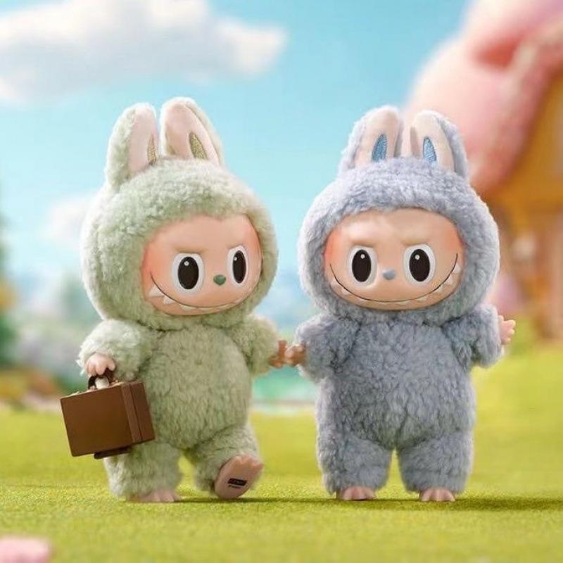 Bubble Labubu Tide Play Blind Box Labubu Plush Toys Vinyl Face Macaron Motherland High Quality