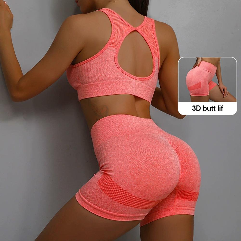 Women's Yoga Suit Set Yoga Sports Underwear Fitness Suit Vest Running Sports Yoga Shorts Set Yoga Set Workout Set