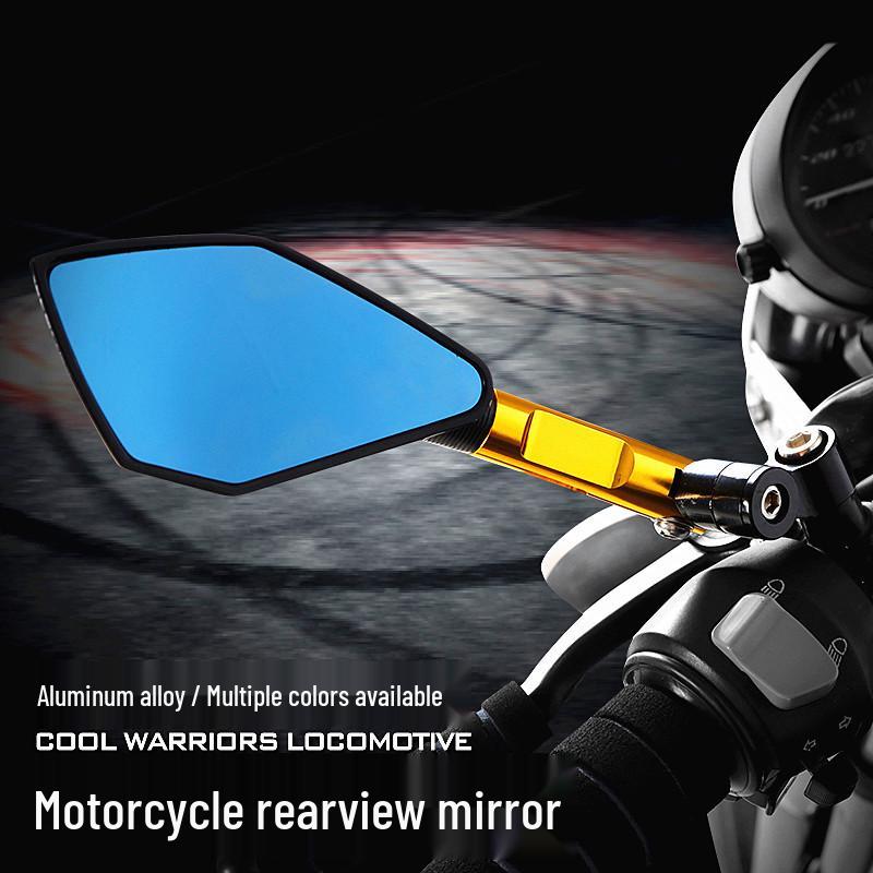 Durable Shockproof Aluminum Rearview Mirror for Motorcycles and Sports Cars