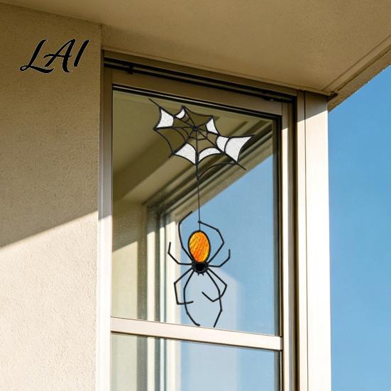 Decorative Static Clings Halloween Ghost Flower/Ghost/Spider Web Window Stickers Waterproof PVC Clings Holiday Party Supplies Removable Decals