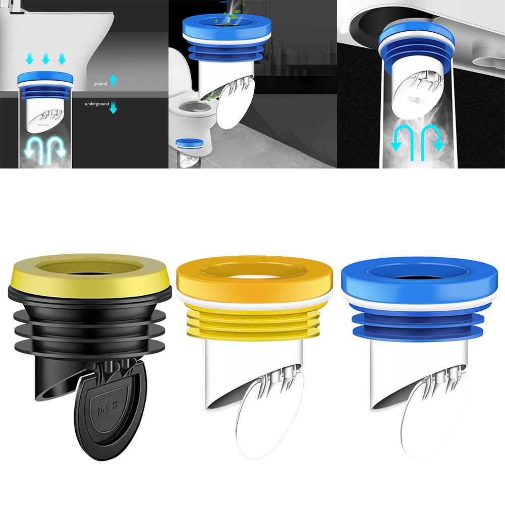 Toilet Flange Seal Ring with Check Valve for Leak Prevention and Smell Control