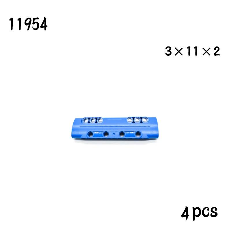 Non-Toxic Technical Parts Flat Panel Plate 1X3X11 Mechanical Building Blocks Car Moc Parts Brick Toy 11954 18944 18945 24116 24119 62531