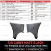 For 2019-2023 Porsche Cayenne (9YA) Air Guide Matt Black Left And Right OEM 9Y0807958C 9Y0807957C 9Y0807957COK1 9Y0807958COK1