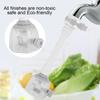 Movable Water Saving Extension Faucet   proof Kitchen Valve Spray Gray 18cm