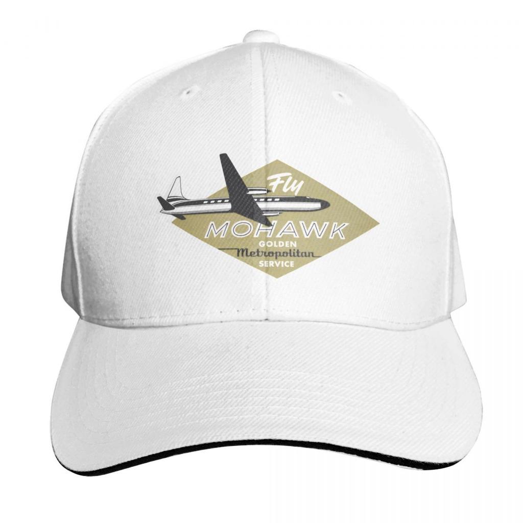 Mohawk Airlines Baseball Cap Hat Unisex Snap Back Hat GentleUnisex Hat Funny For Girls Unisexs