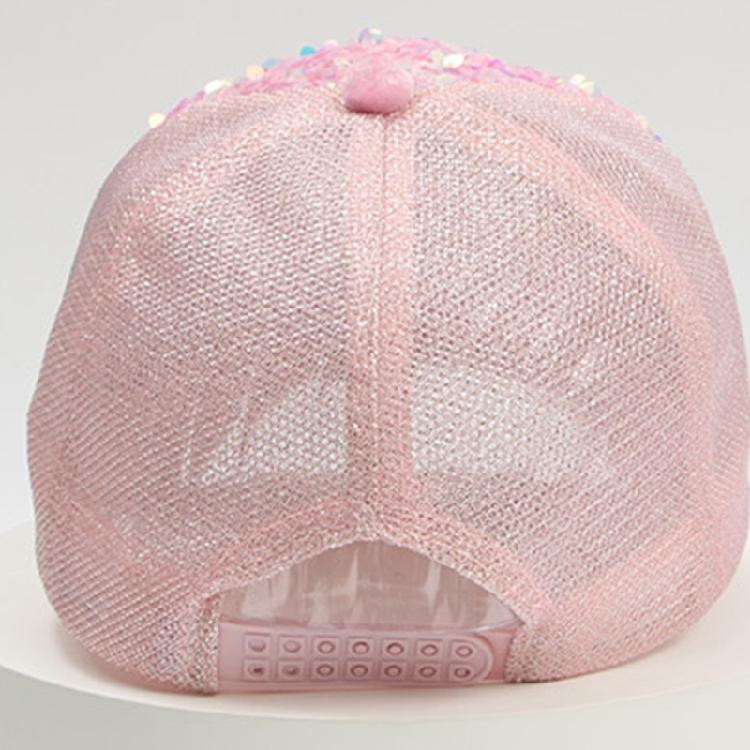 Outdoor Mesh Hat Adult Full Sequins Baseball Caps for Teen Travel Camping