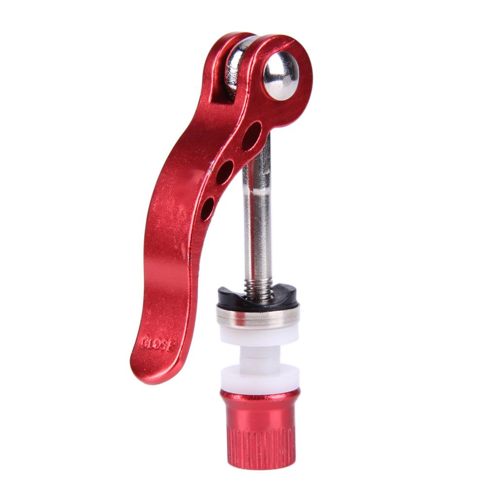 Seat Post Quick Release Pin Aluminum Alloy Bicycle Seatpost Binder Bolt Portable Seatpost Clamp Skewer for MTB Road Bike