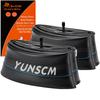 YunSCM 2-Piece 26x2.5/3.0 Bicycle Tubes, 32mm Wall, with Schrader Valve, for Mountain Bikes and Cross Bikes