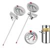 Good-Candy Ölthermometer Frittierthermometer Set Kit Zum Frittieren, Mit Topfclip, 12 Zoll Sonde - Für Hohe Töpfe, Rind, Lamm, Fleisch Co