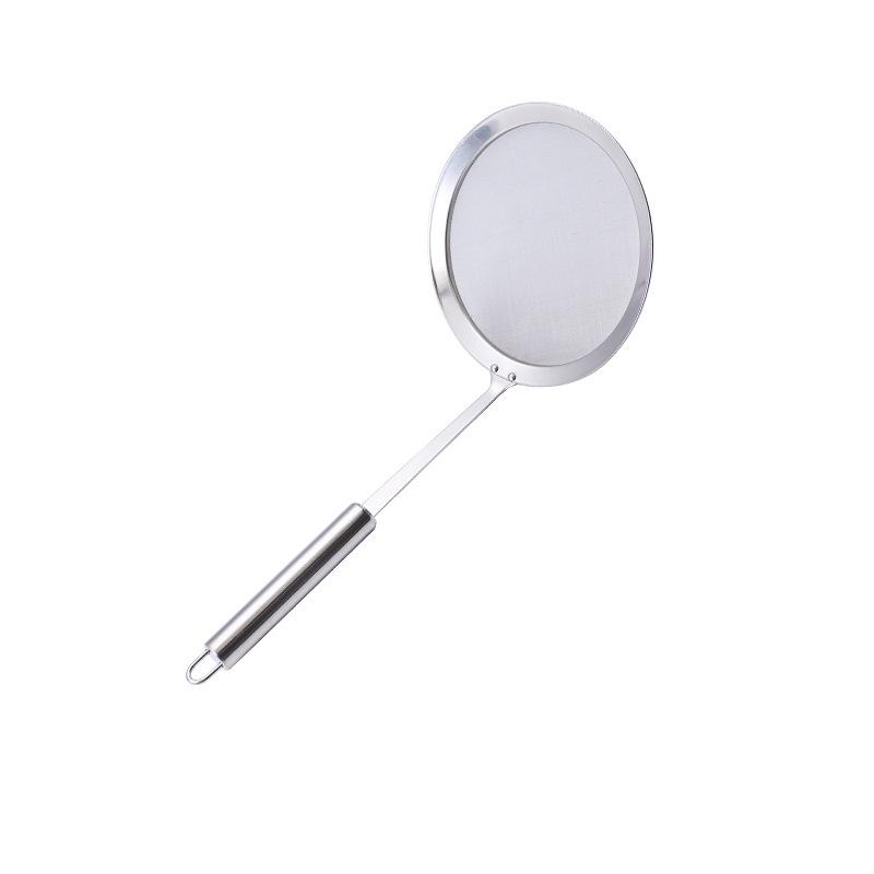 304 Stainless Steel Kitchen Grease Skimmer & Juice Filter Mesh Strainer - 80 Mesh Soy Milk & Oil Separator