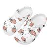 Fun Printed EVA Travel Clogs Unisex Easy Clean Breathable Travel Use Slip On Beach Garden Daily Walking Casual Slippers Beach Wear