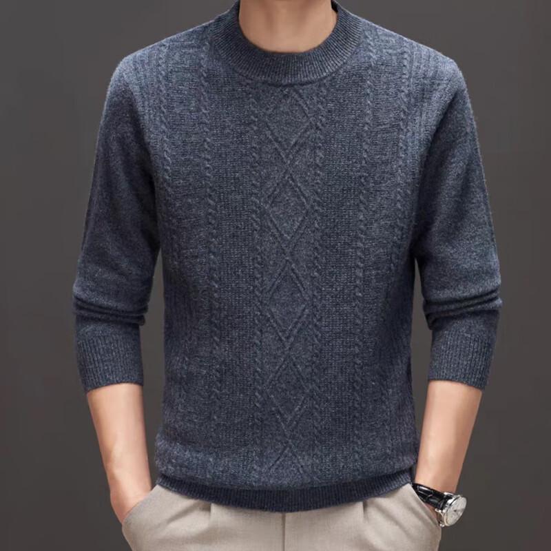 

Мужской свитер Raphenny AM817 с круглым вырезом, 99% шерсть 3XL