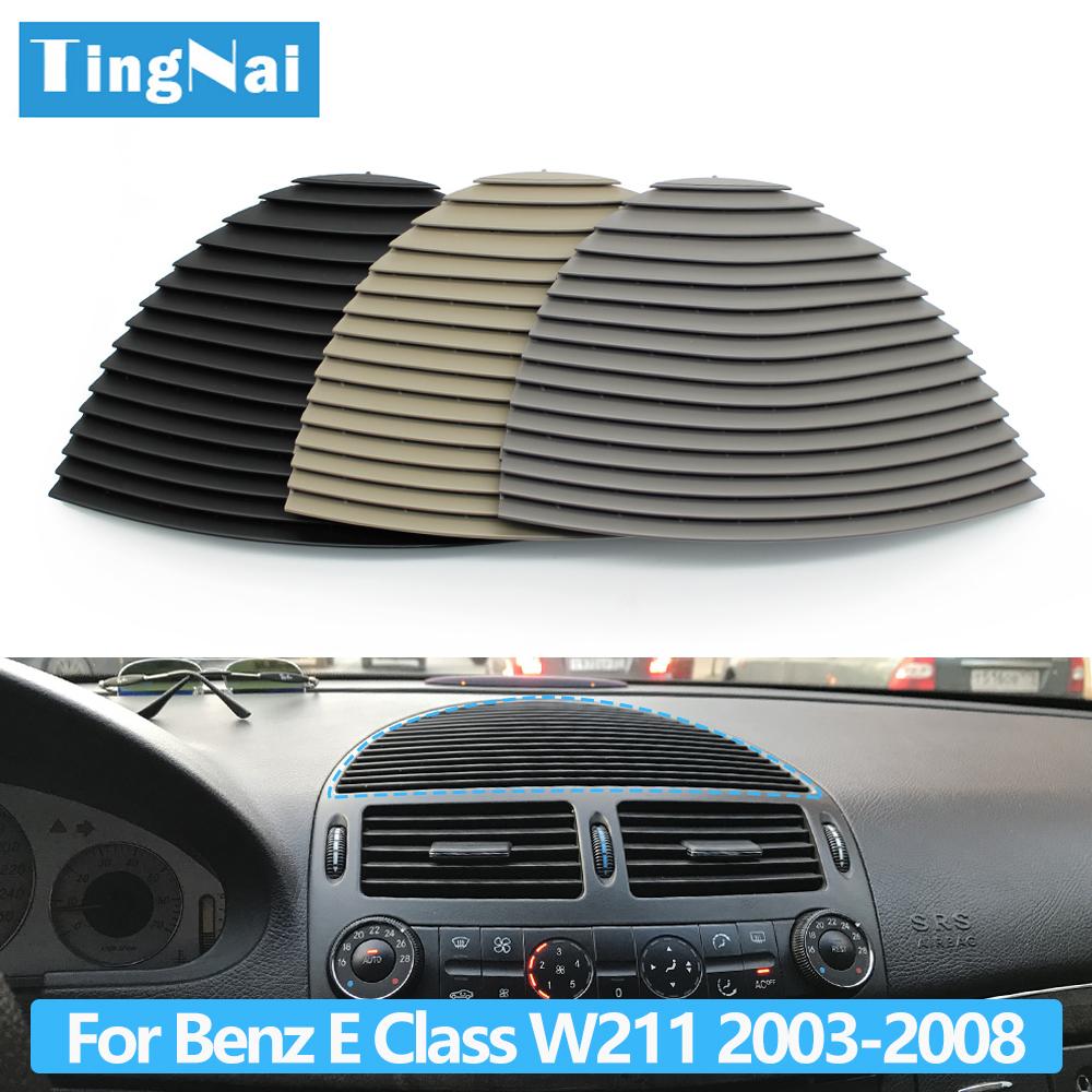 Car Front Dashboard Middle AC Vent Air Vent Grille Upper Speaker Cover Replacement For Mercedes Benz E Class W211 2003-2008