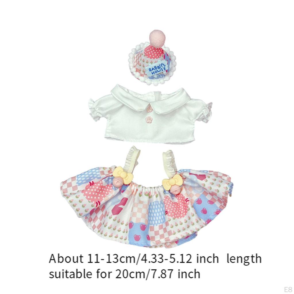 20cm Plush Doll Clothes Fashion, Accessories,Dress up DIY Comfortable Clothing