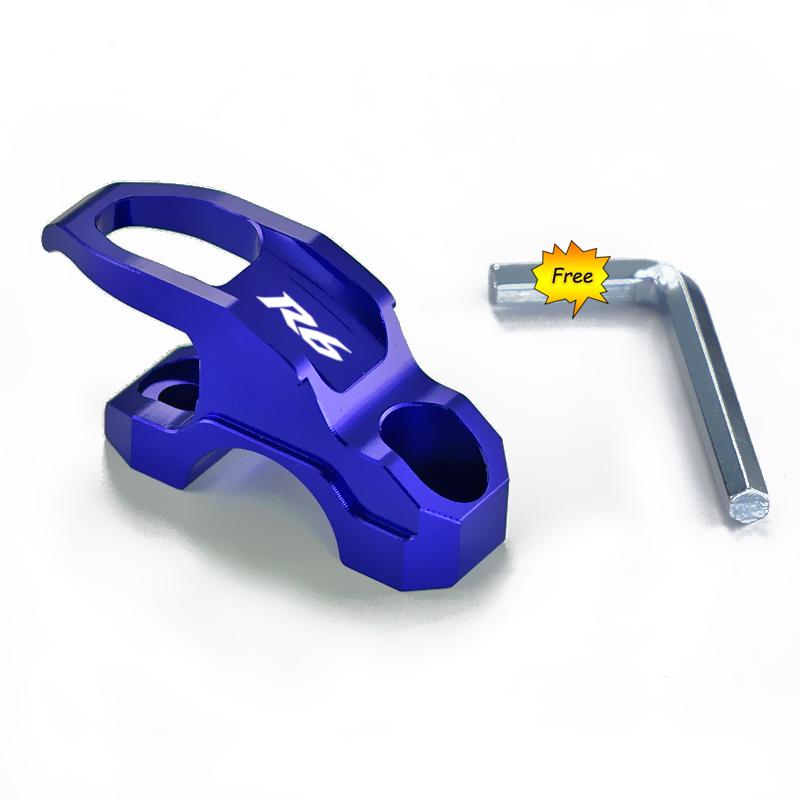 For Yamaha YZFR6 YZF R6 R6S 1999-2015 2005 2007 Motorcycle Brake Master Cylinder Bracket Bag Luggage Clamp Holder Helmet Hook