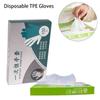 100Pcs Acid Work Safety Disposable Gloves Transparent Latex Free Gloves Portable Cleaning Gloves