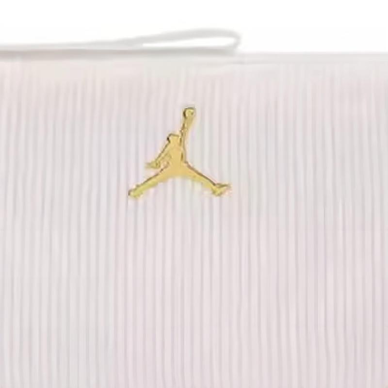 Jordan Bolsa de Ombro de Veludo Cotelê, Bolsa Transversal Regular Feminina Branco Vela Jordan FV5752-133