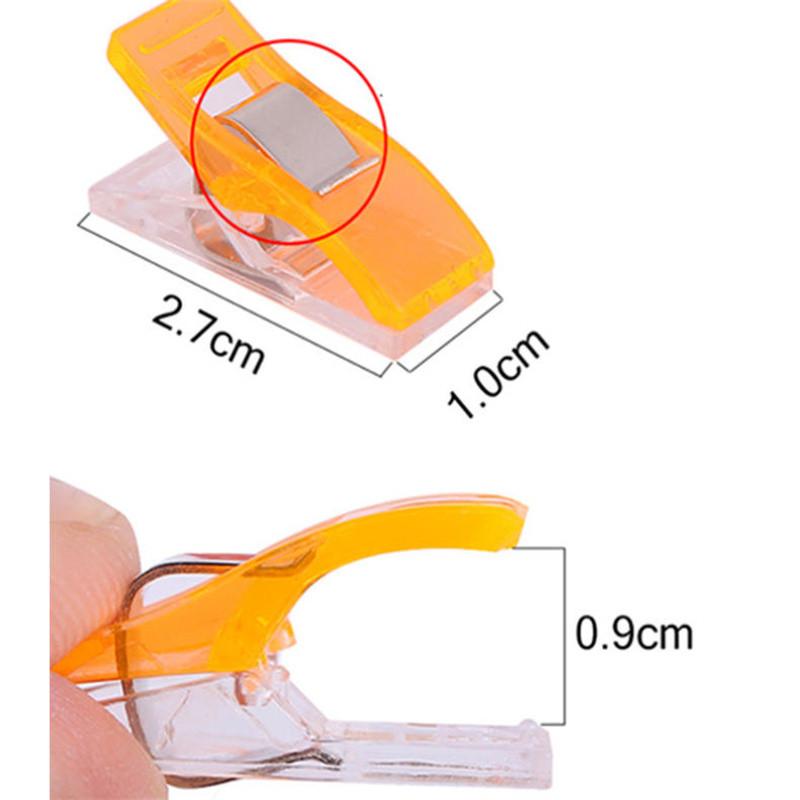 5/10/50/200PCS Random Color Sewing Clips Plastic Craft Crocheting Knitting Safety Clothing Clips Binding Clips Multipurpose