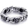 Religious Cross Bracelet for Man Retro Stainless Steel Men's Bracelets & Bangles Jewelry Mannen  Armbanden Gentlemen Party Gifts