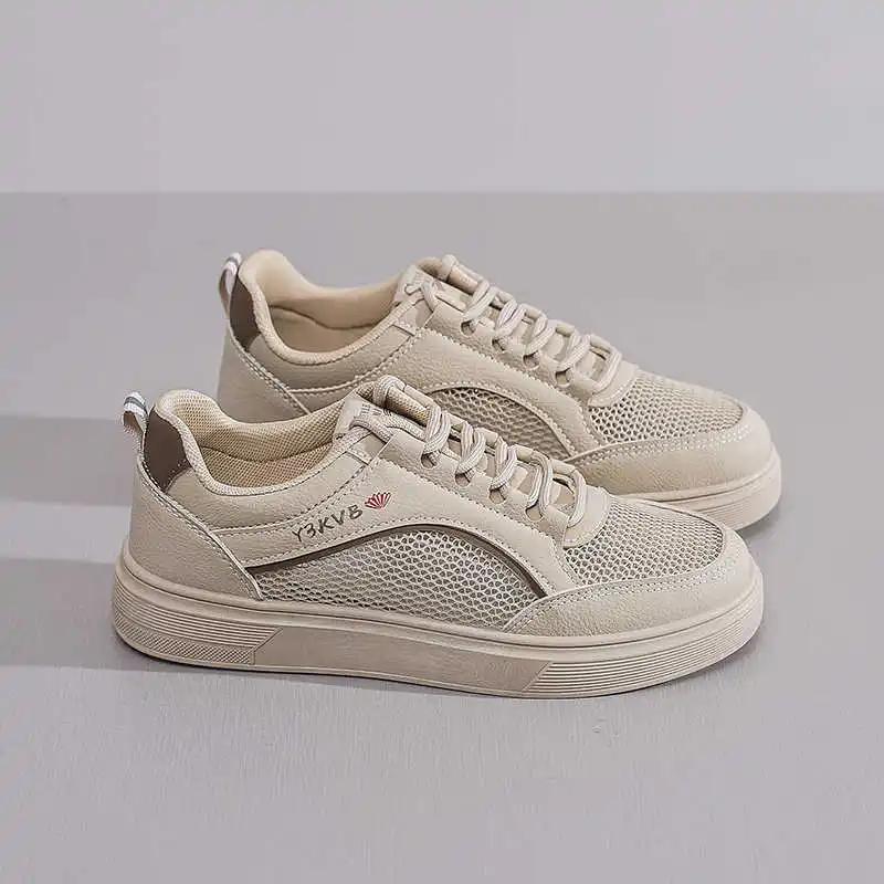 Without Heel Increases Height Skates Women Walking Lace Up Shoes Luxury Sneakers Sport Sneekers Chassure Super Deals Maker