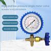220PSI 500PSI Professional Air Conditioning Refrigerant Recharge Pressure Gauge Manometer High And Low Pressure Gauge Valve