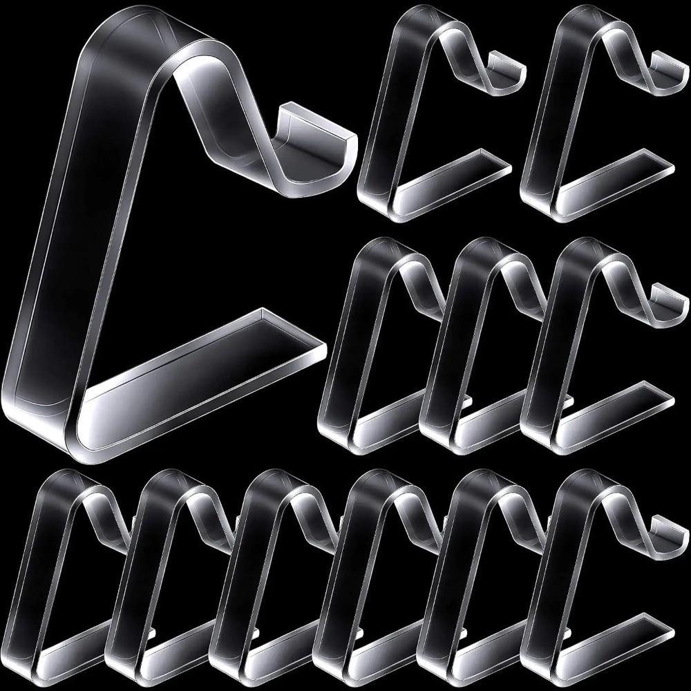 Stable Fixed Windproof Clips Transparent Table Cover Holder Table Cloth Holder  Family Party