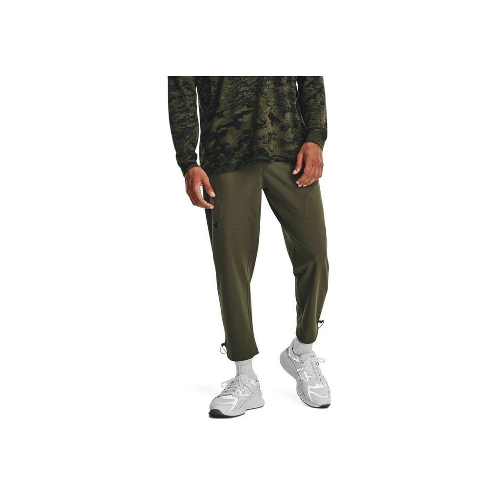 Under Armour Unstoppable Logo Solid Training Nine-Point Knit Pants Men pants Green 1370986-390