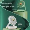 Portable USB Mini Desktop Fan – Folding & Swivel Design for Student Desks