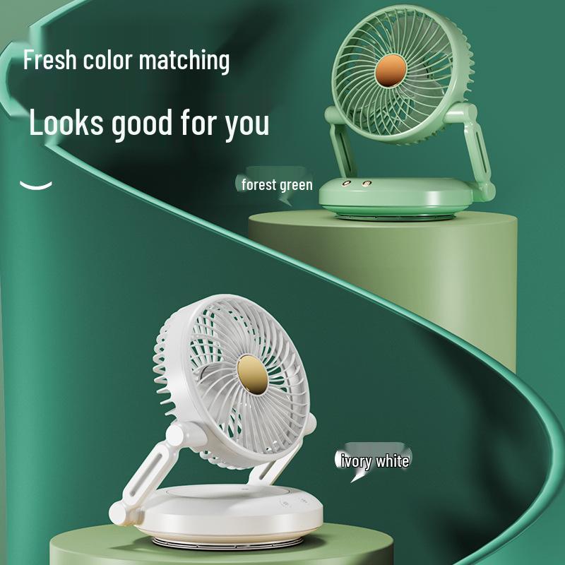 Portable USB Mini Desktop Fan – Folding & Swivel Design for Student Desks