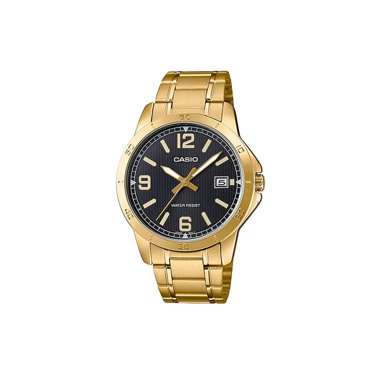CASIO G Shock LTP V004G 1B MTP-V004G-1B2021 Black Dial